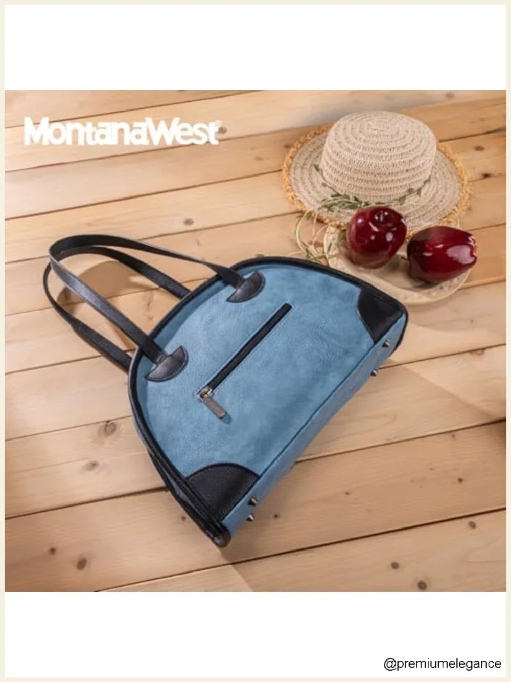 Retro Bowling Satchel Vegan Leather Top Handle Bag with Shoulder Strap